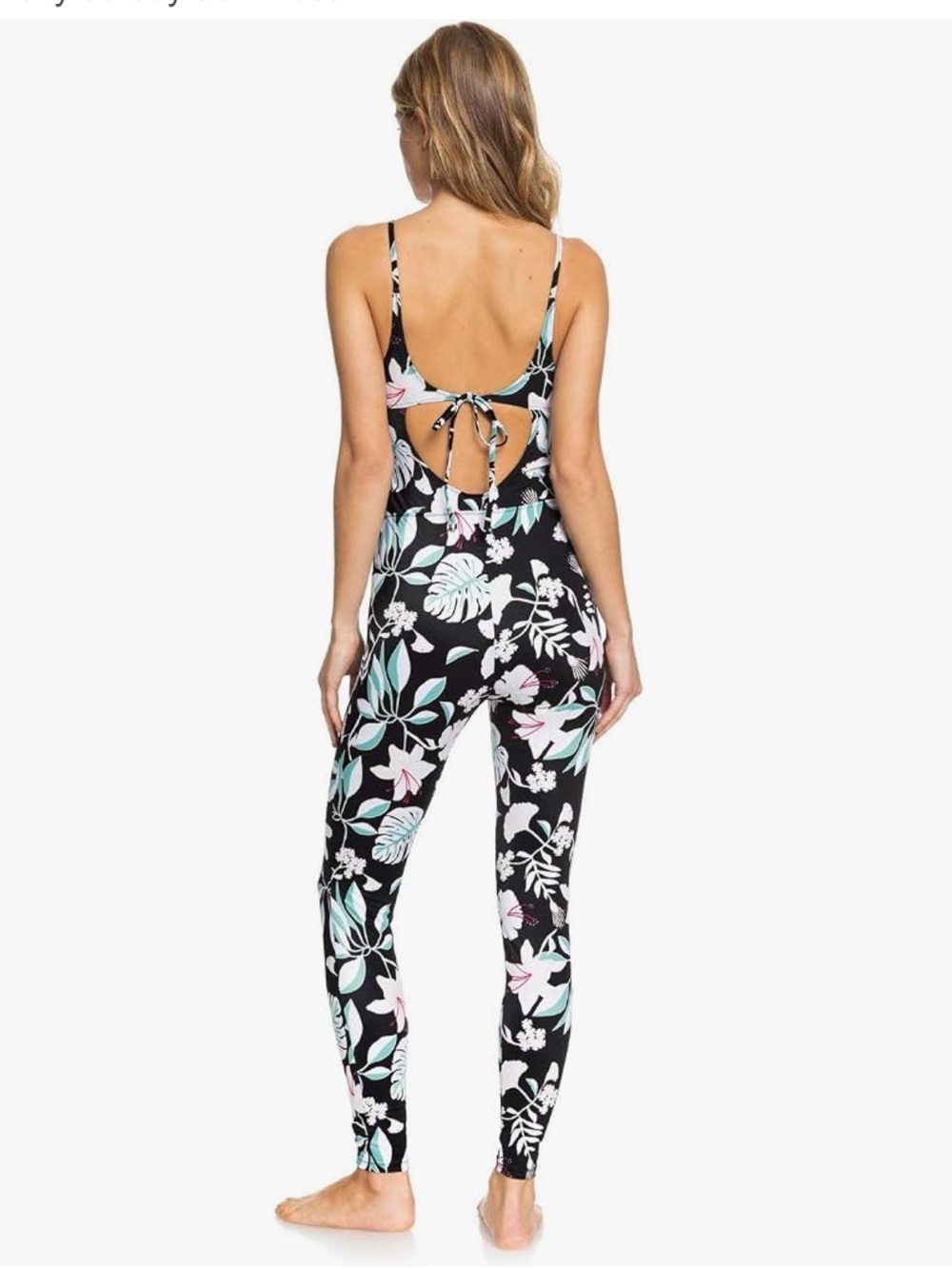 Roxy Women's Fitness UPF 50 strappy sports jumpsuit